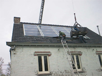 Installatie zonnepanelen